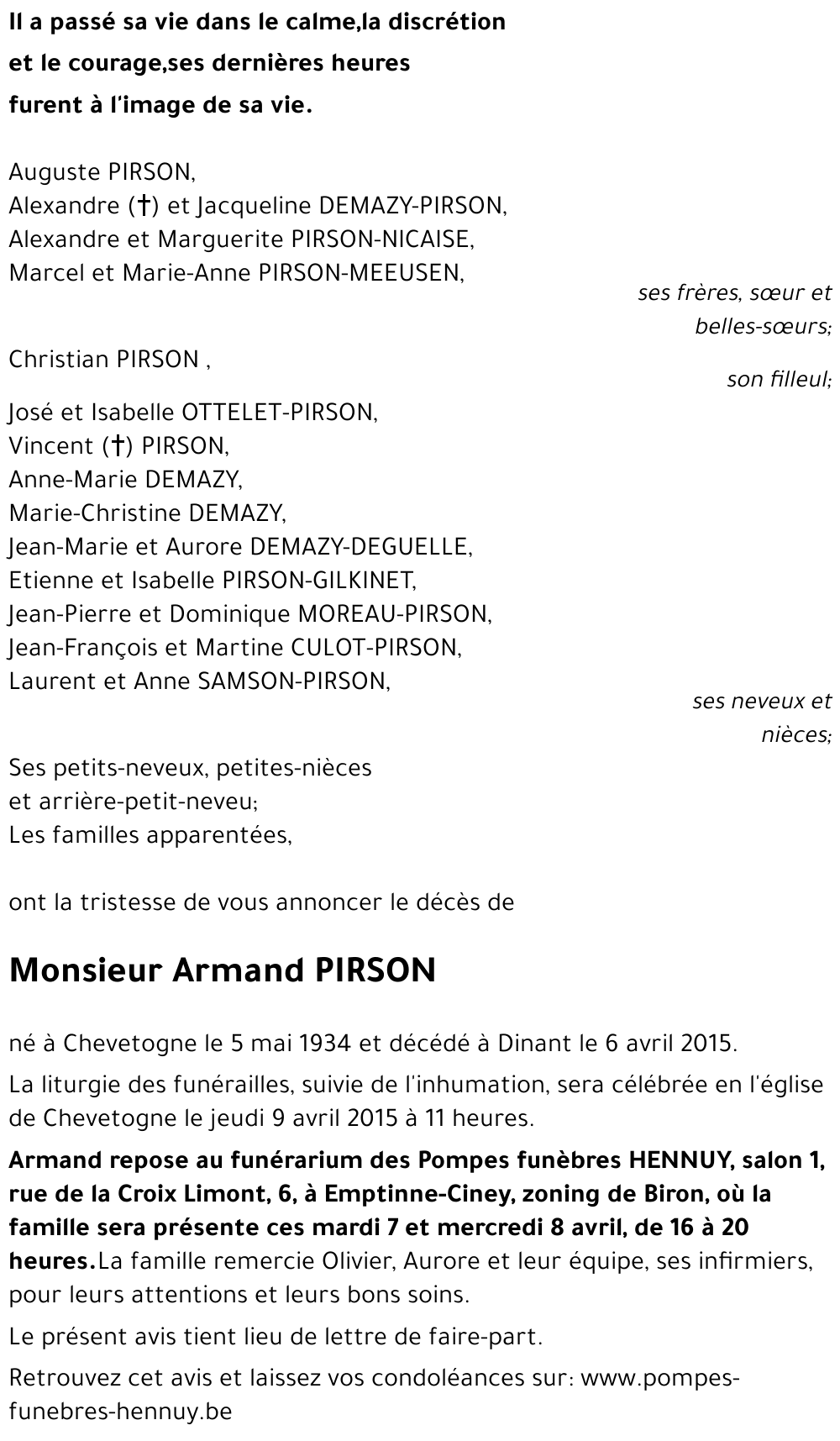 Armand PIRSON