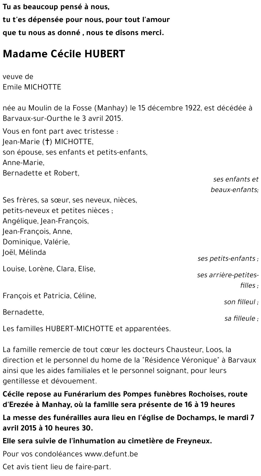 Cécile HUBERT