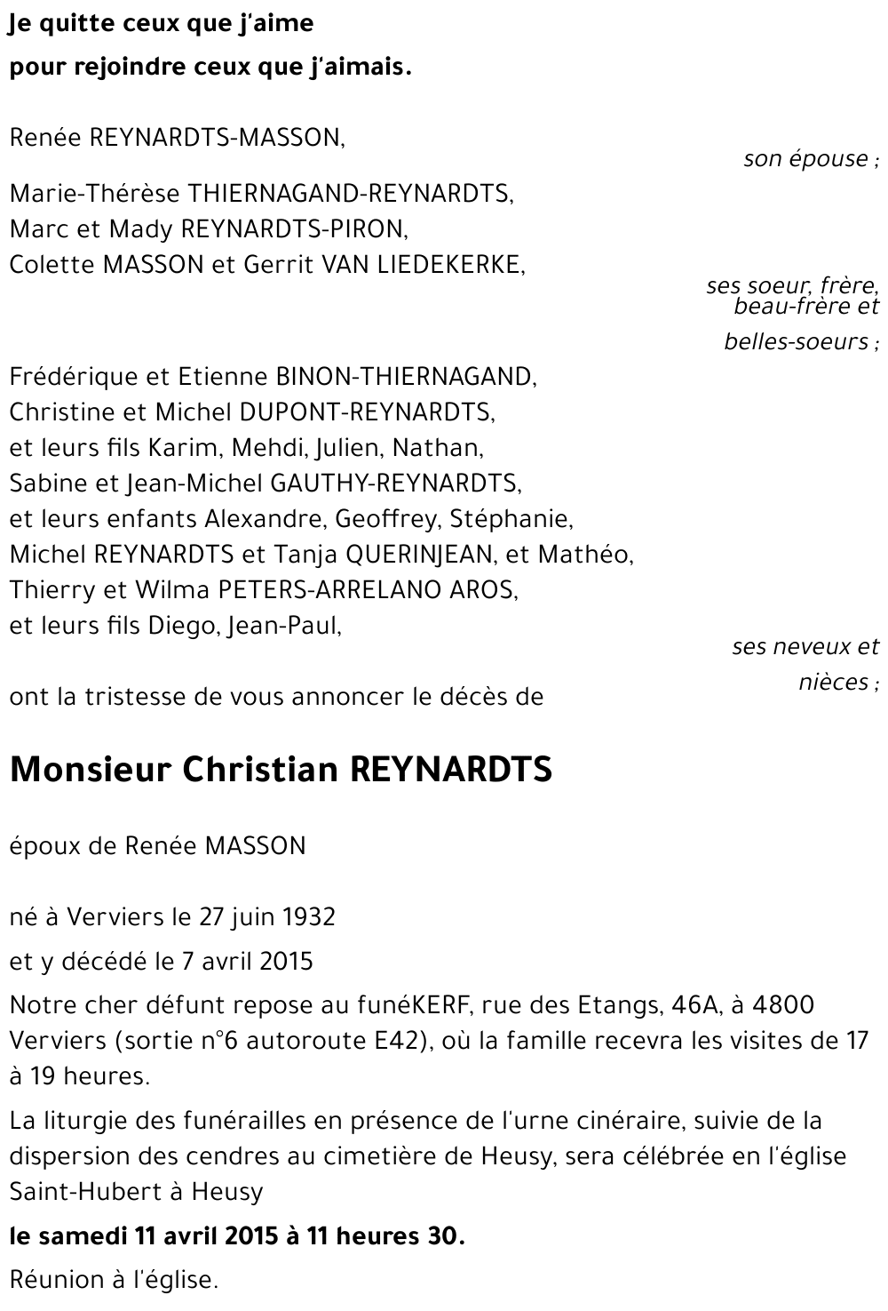 Christian REYNARDTS