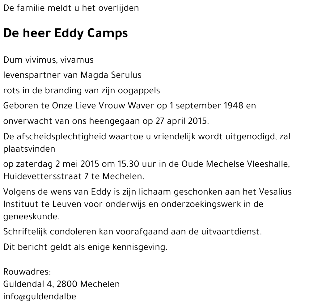 Eddy Camps