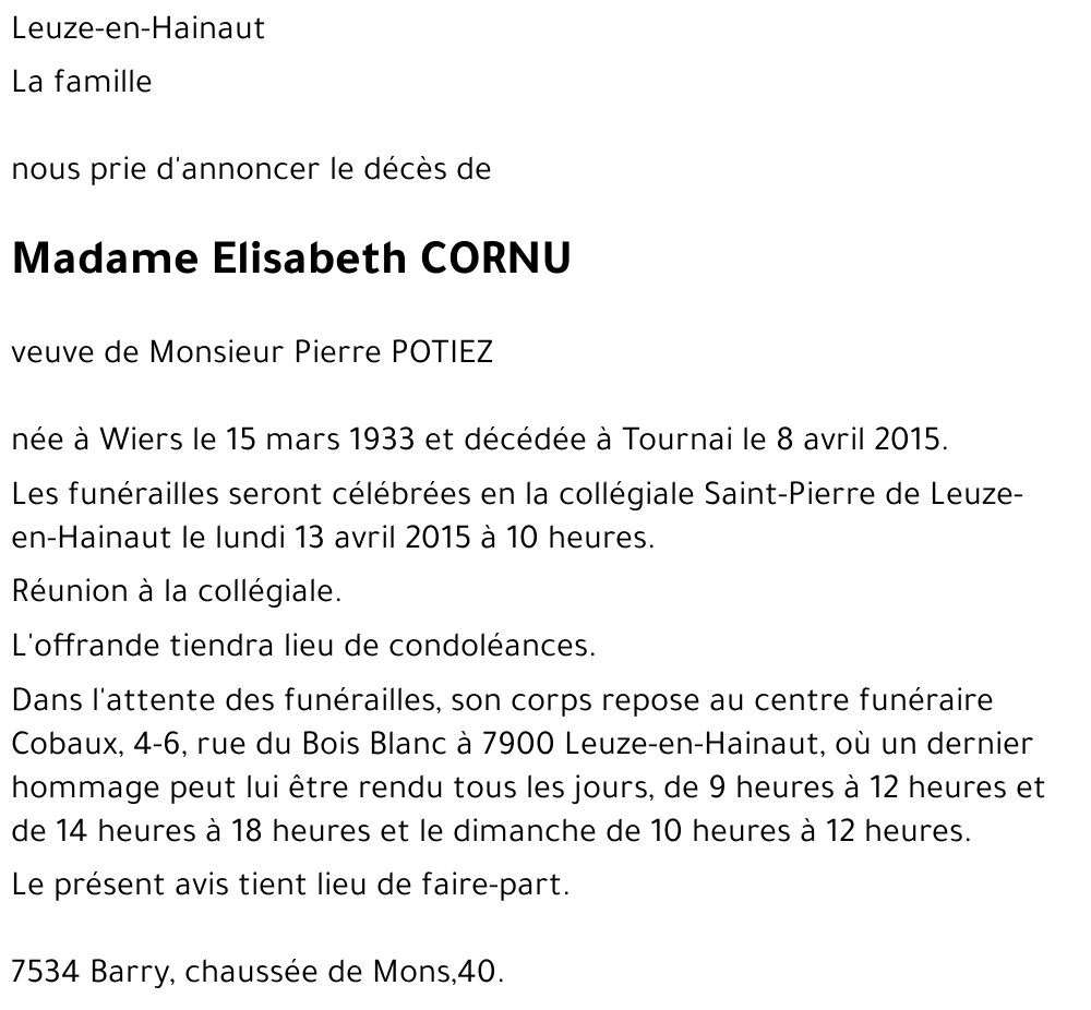 Elisabeth Cornu