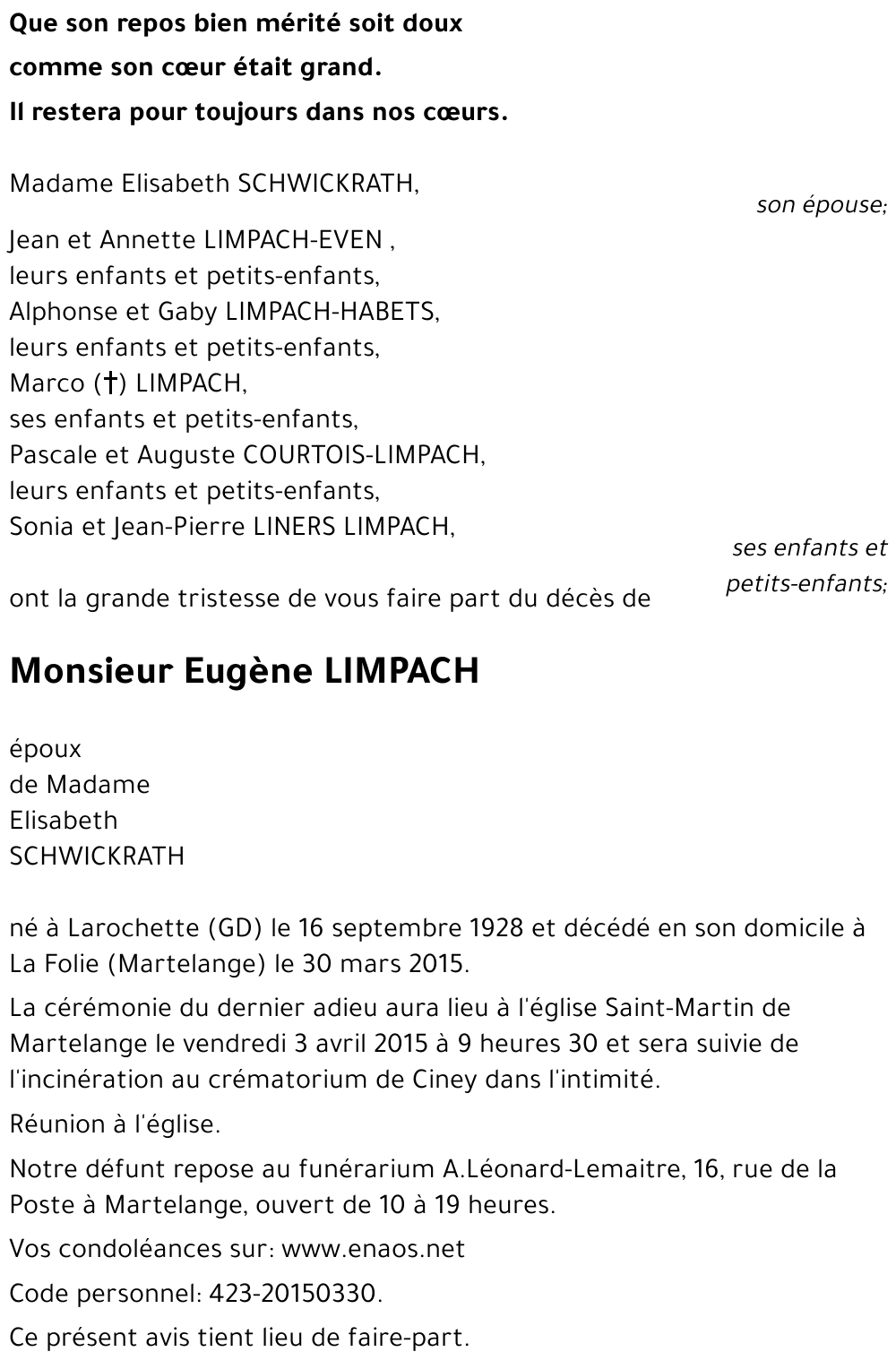 Eugène LIMPACH