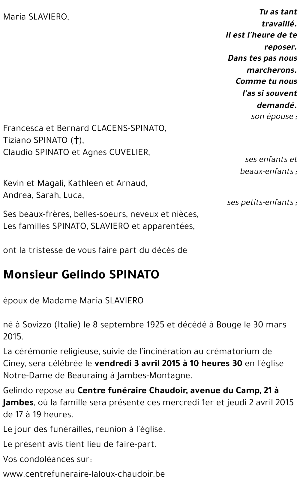 Gelindo SPINATO