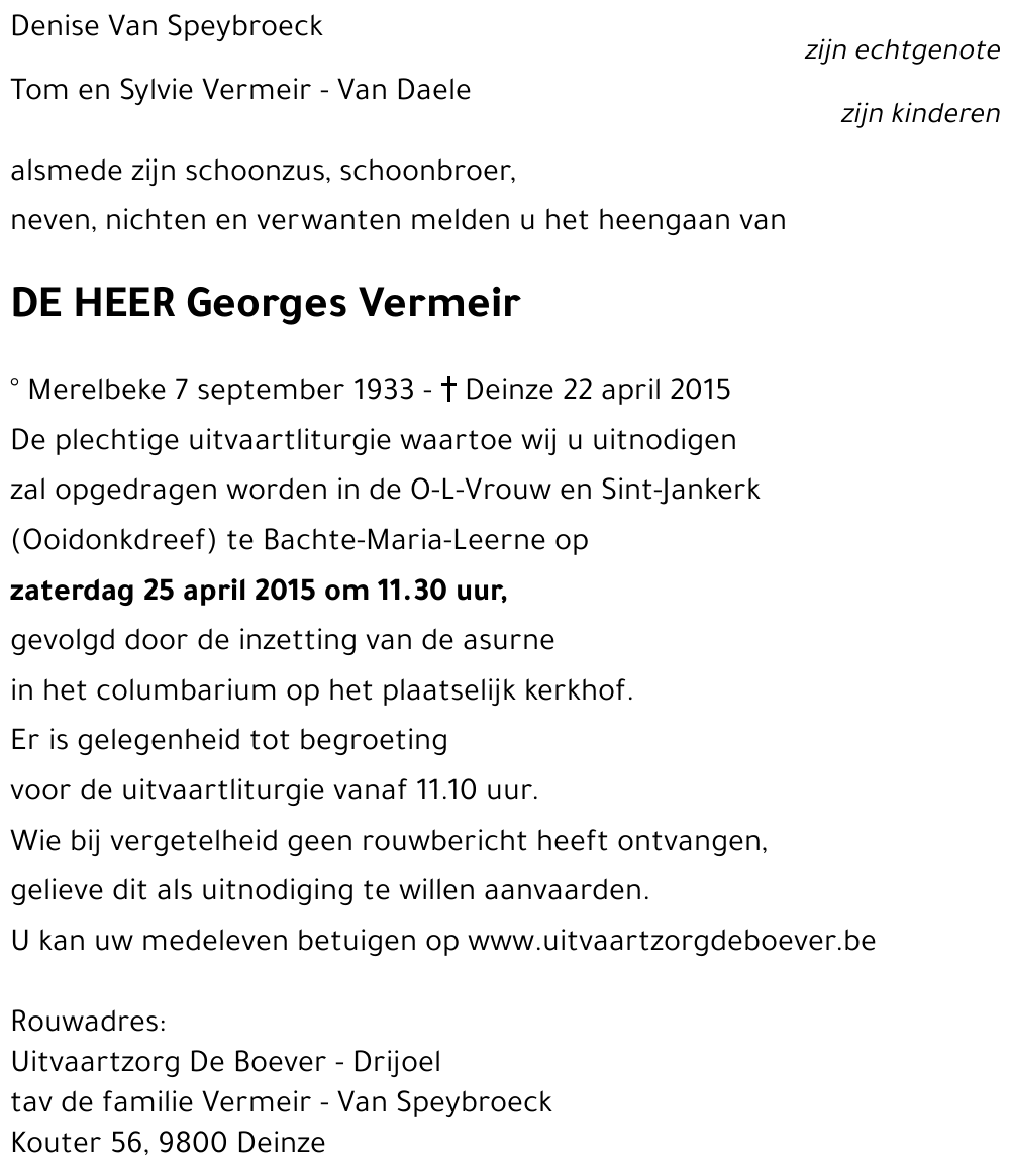 Georges Vermeir