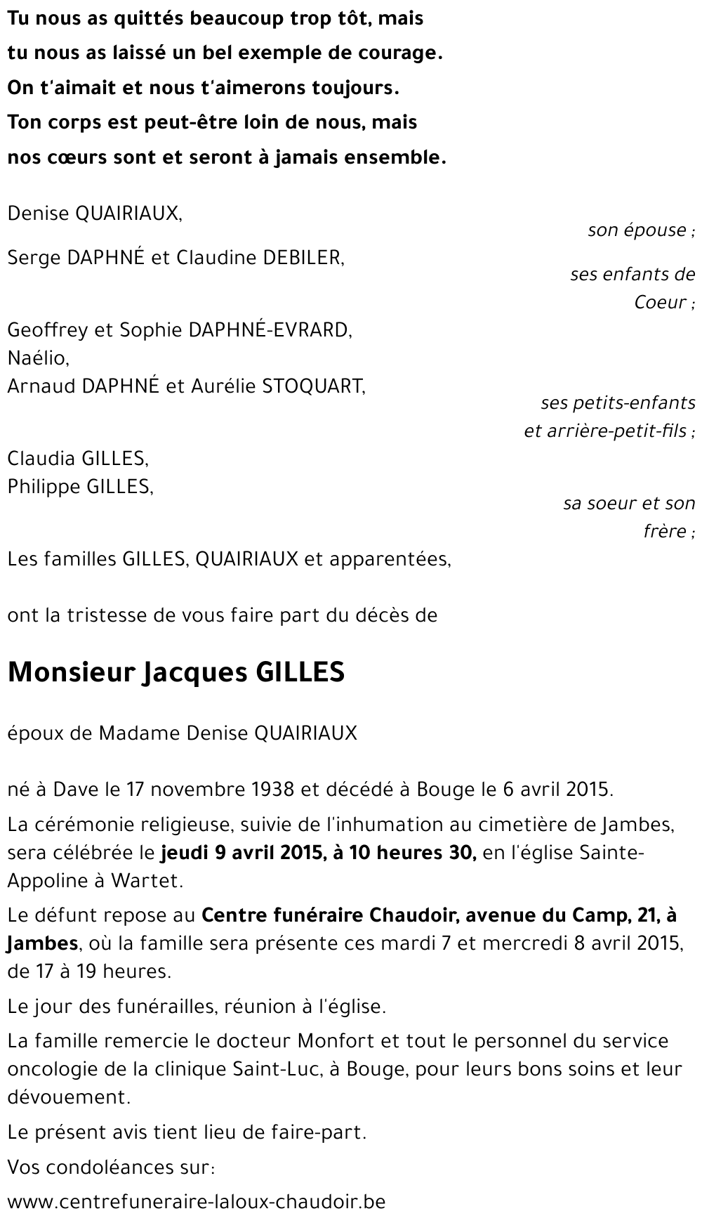 Jacques GILLES