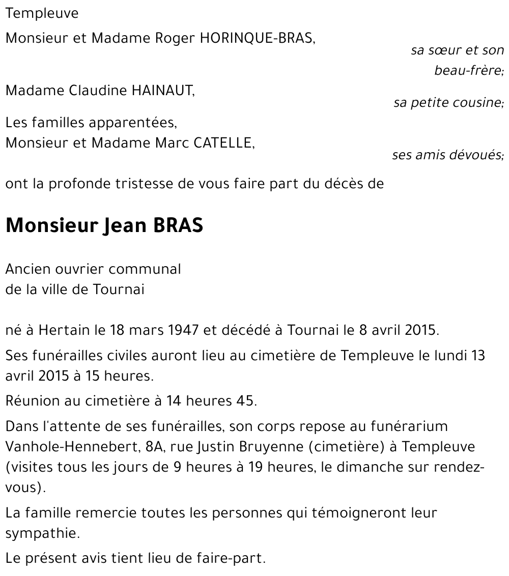 Jean BRAS