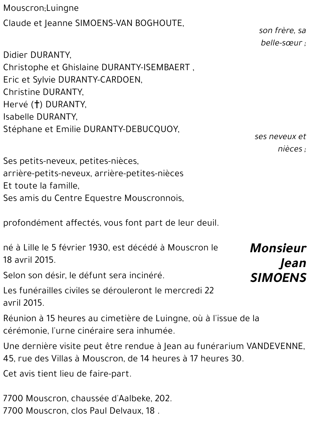 Jean SIMOENS