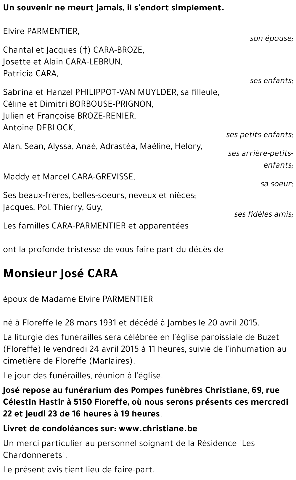 José CARA