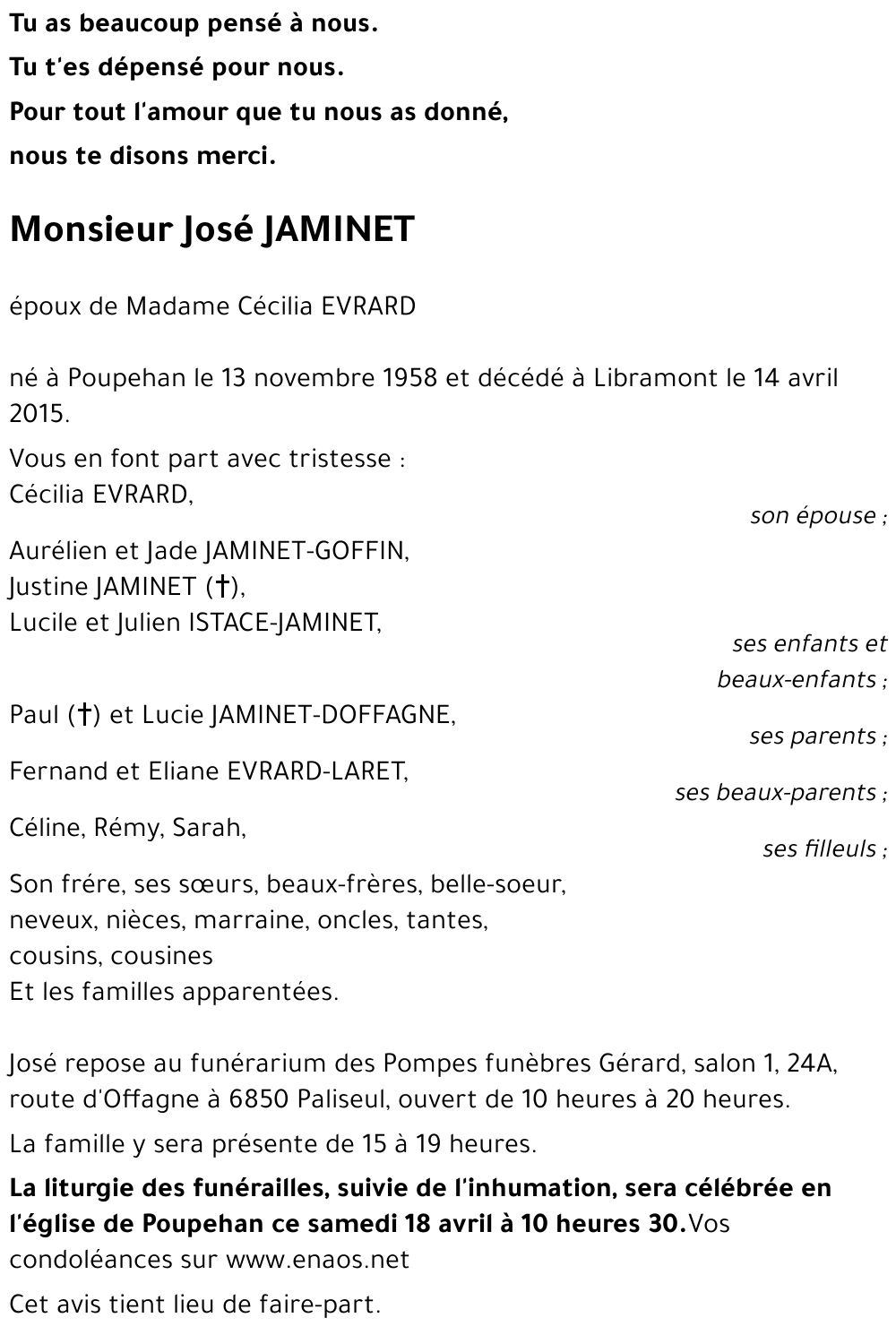 José JAMINET