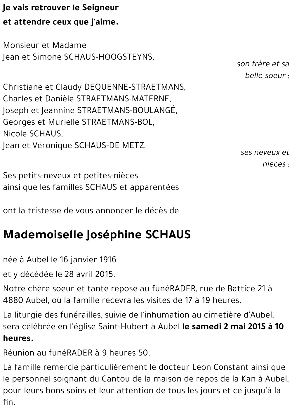 Joséphine SCHAUS