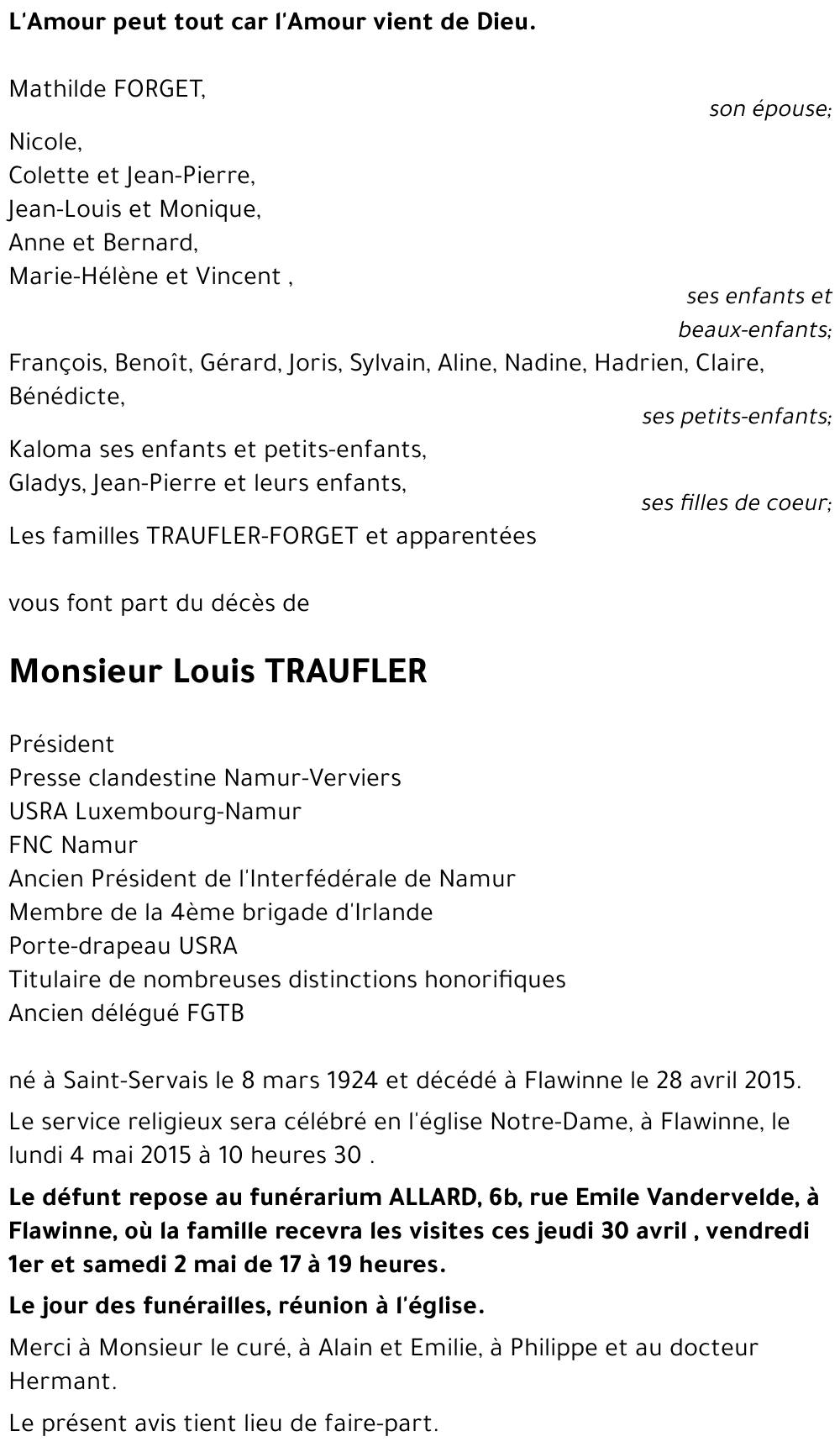 Louis TRAUFLER
