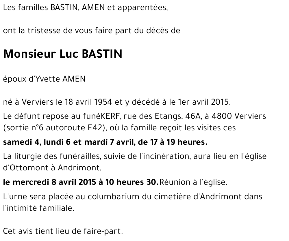Luc BASTIN
