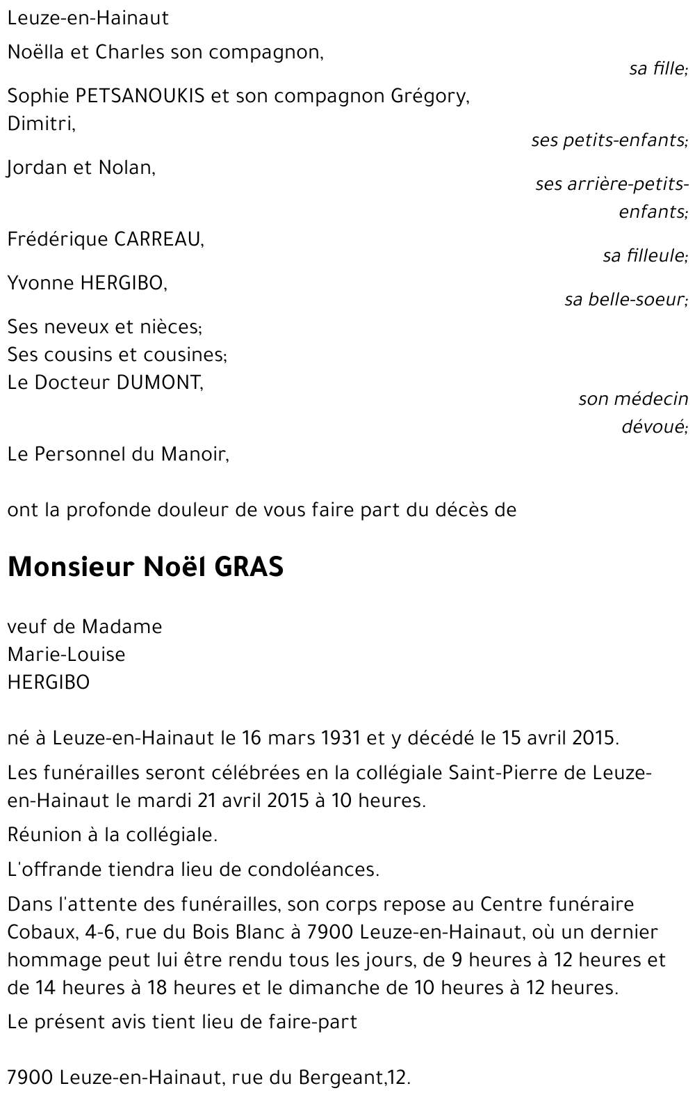 Noël Gras