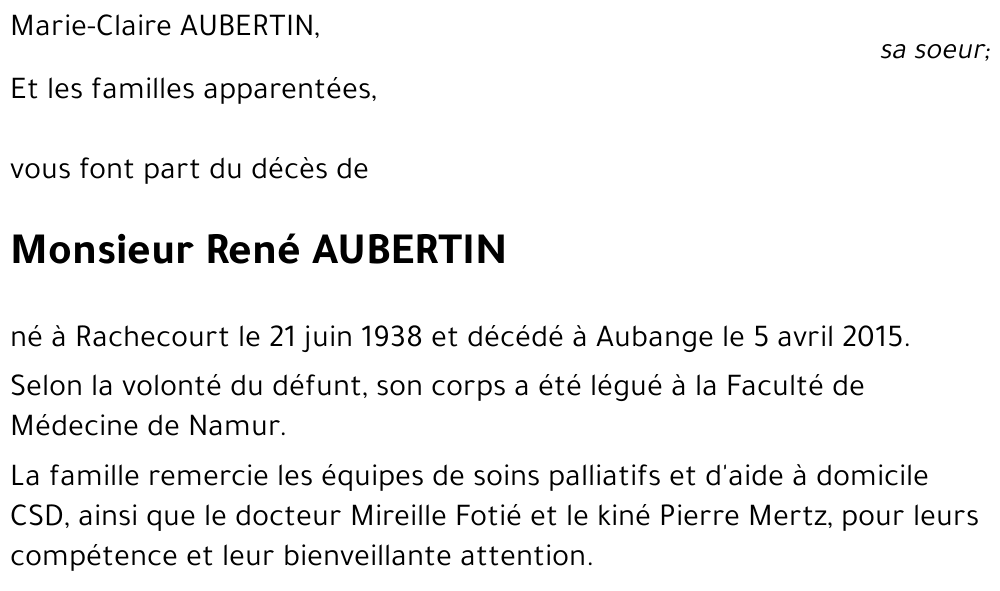 René AUBERTIN