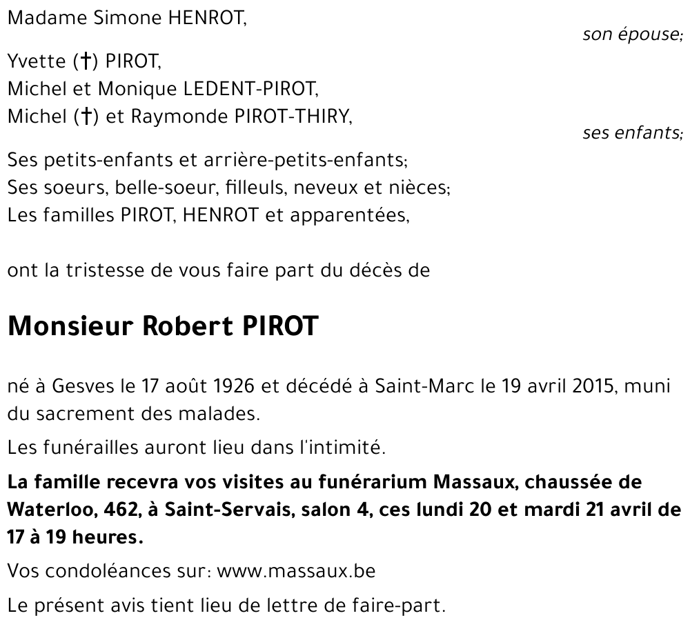 Robert PIROT