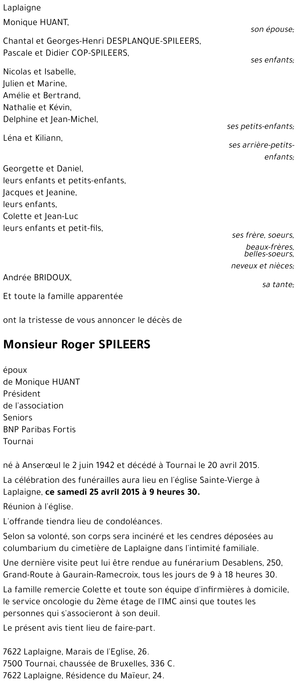 Roger SPILEERS