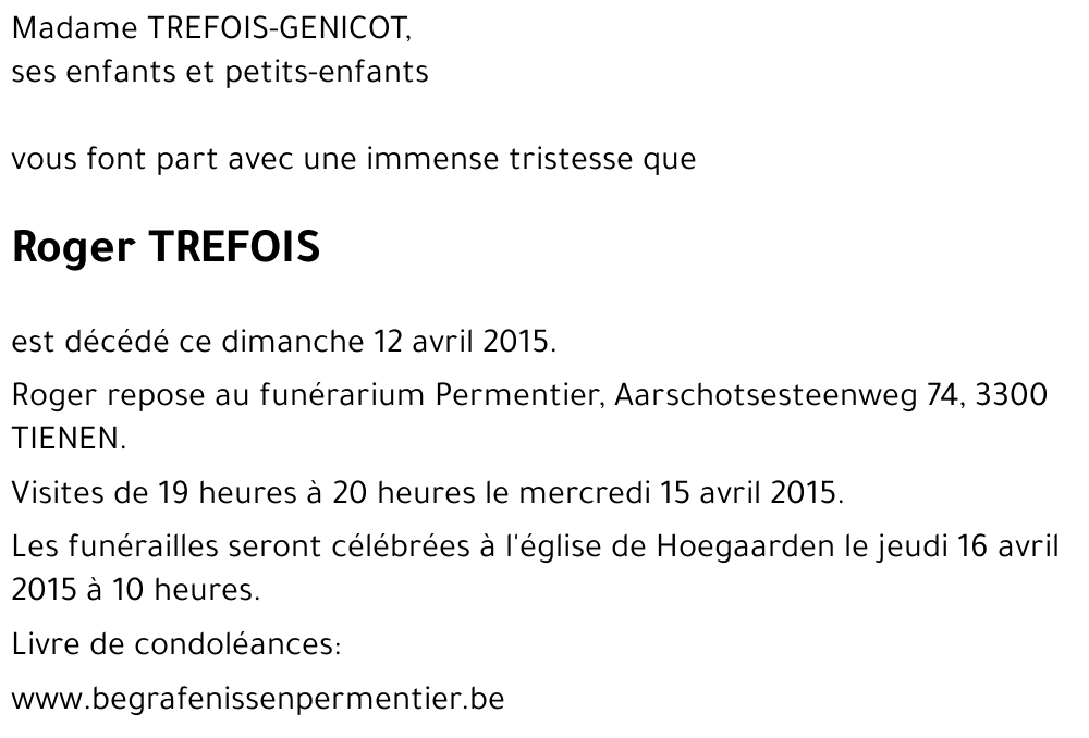 Roger TREFOIS