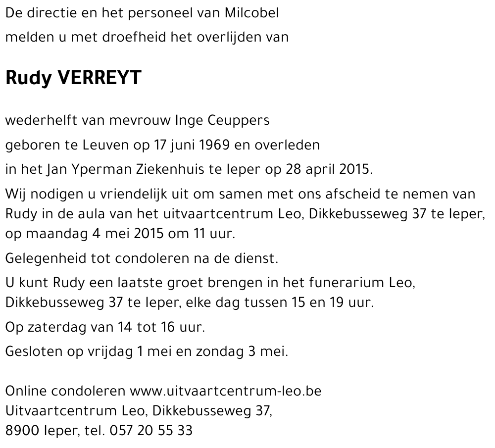 Rudy VERREYT