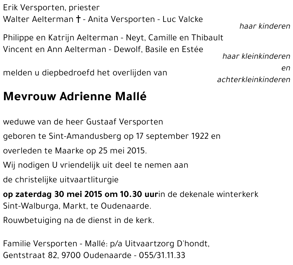 Adrienne Mallé