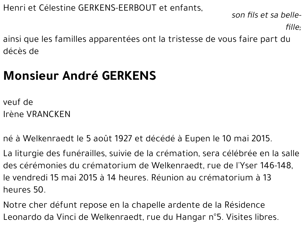 André GERKENS