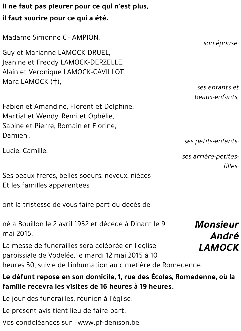 André LAMOCK