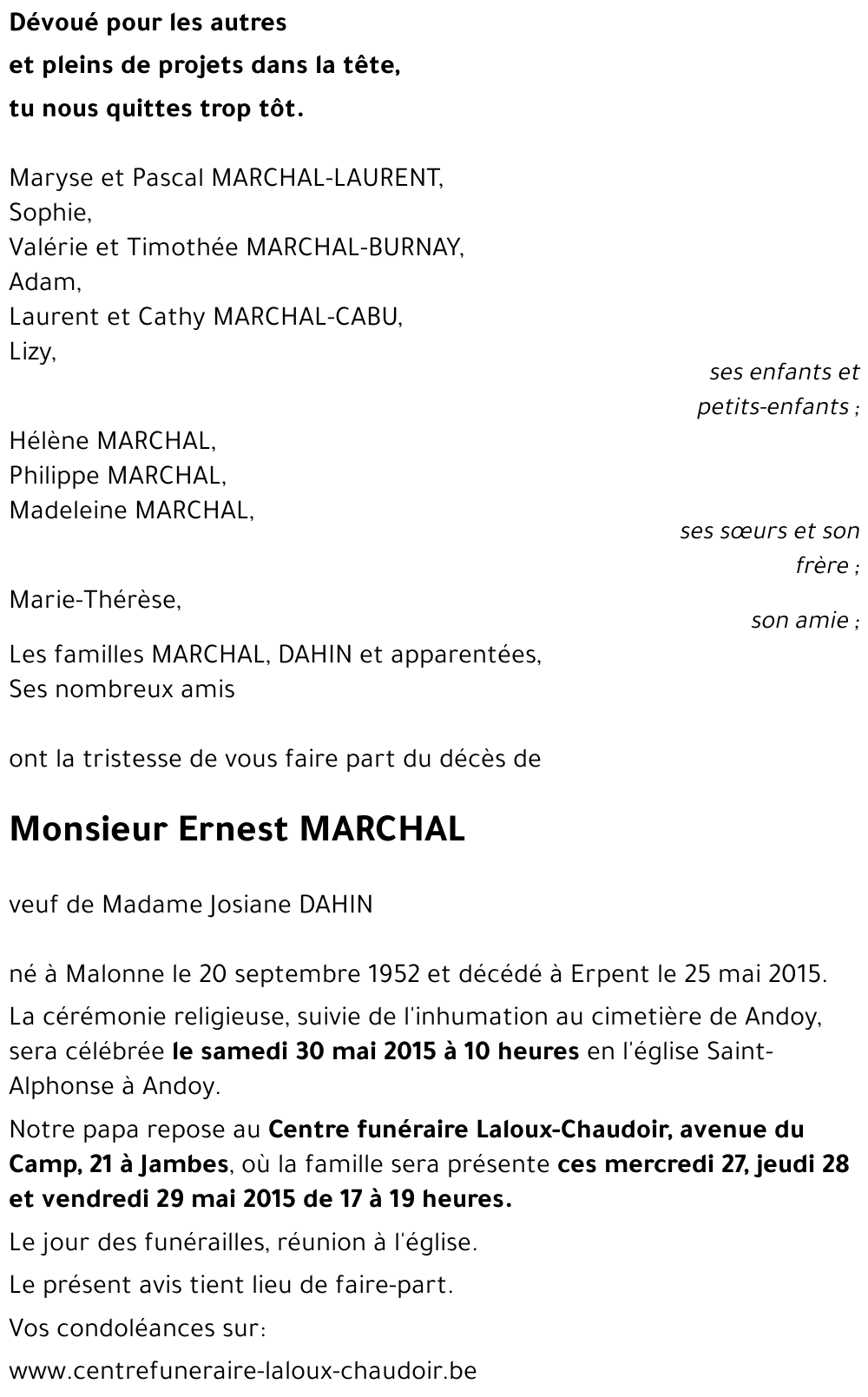Ernest MARCHAL