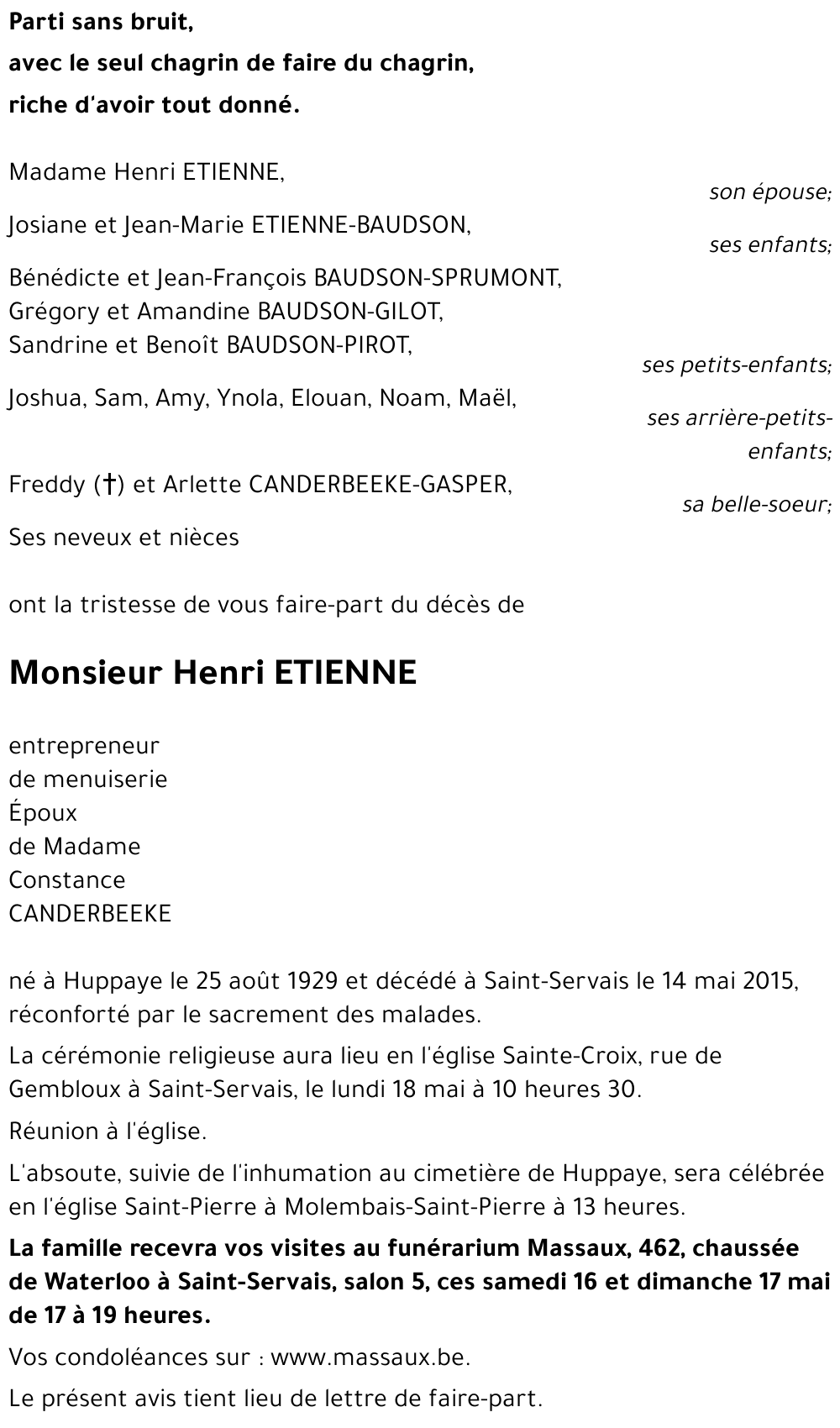 Henri ETIENNE