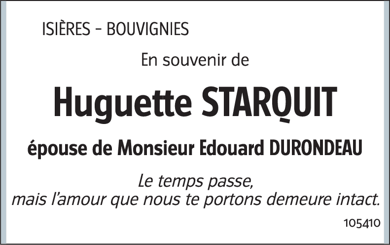 Huguette STARQUIt