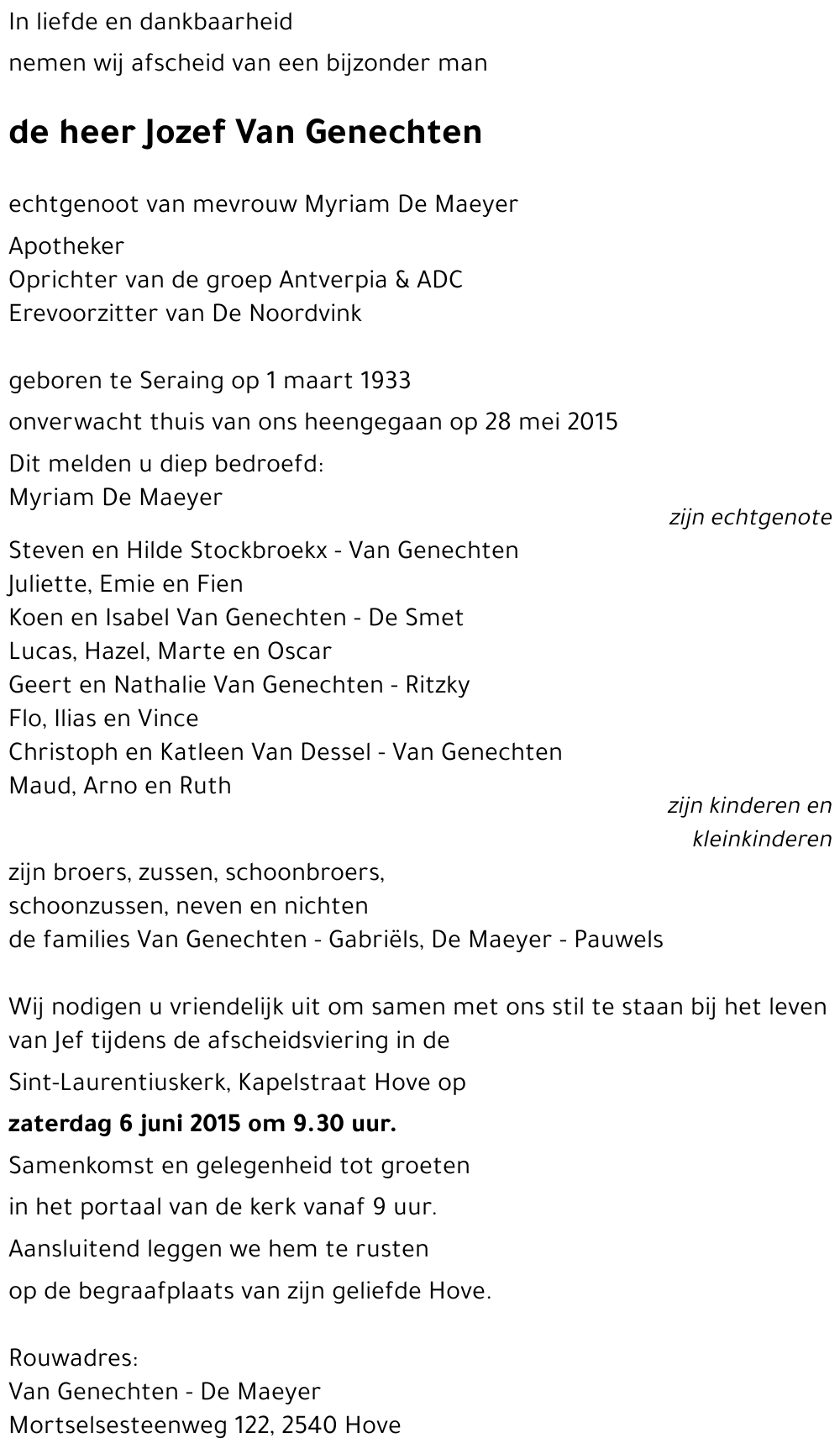 Jozef Van Genechten