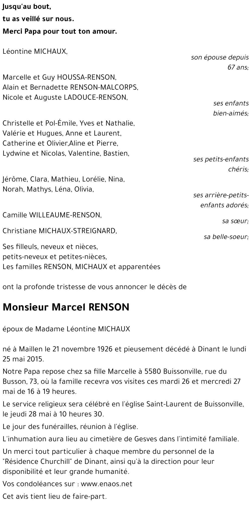 Marcel RENSON