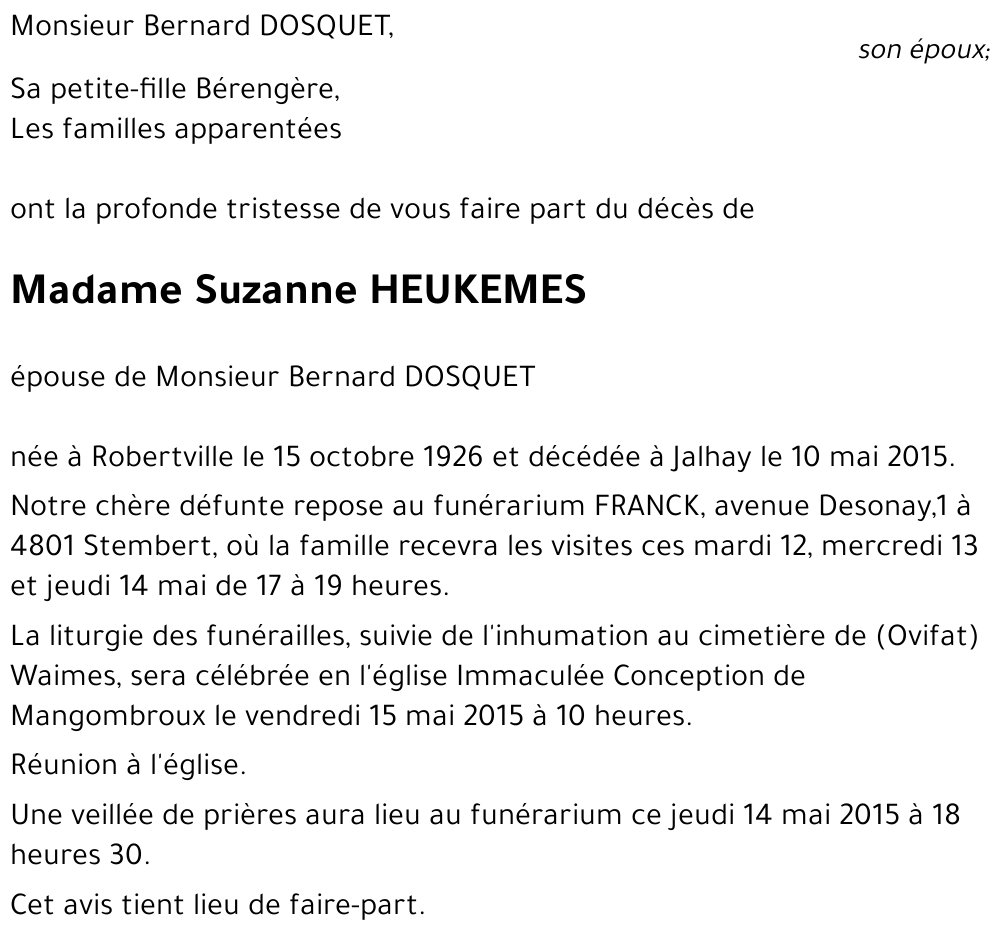 Marie HEUKEMES