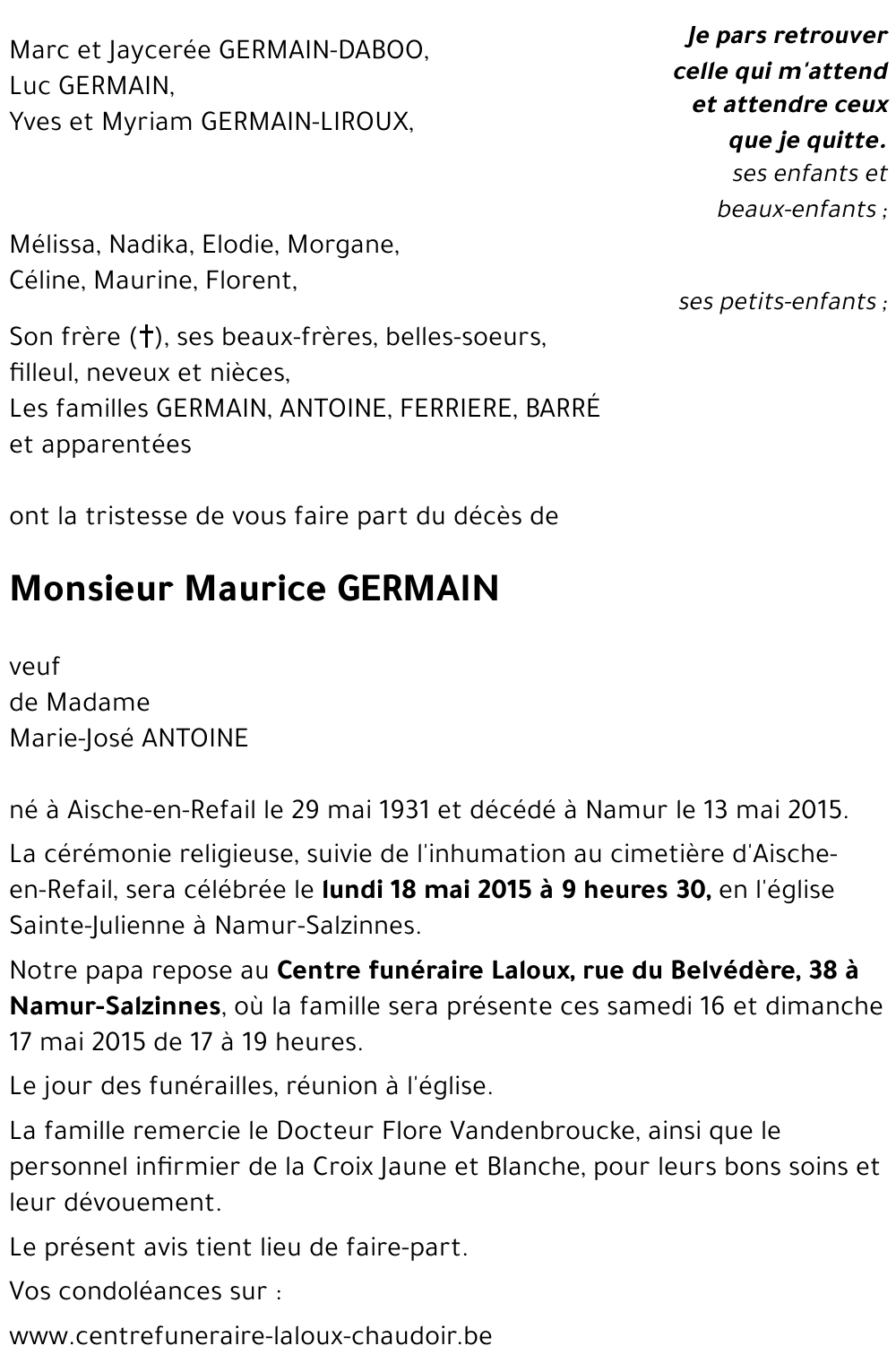 Maurice GERMAIN