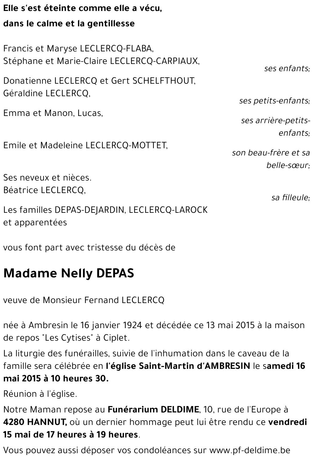 Nelly DEPAS
