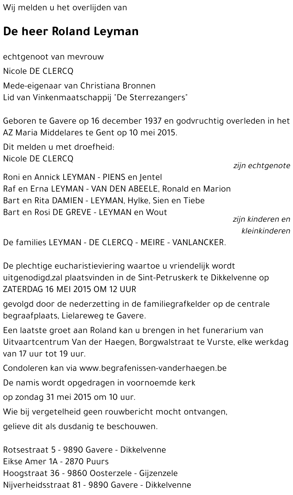 Roland Leyman