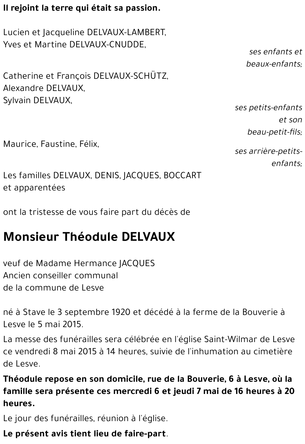 Théodule DELVAUX