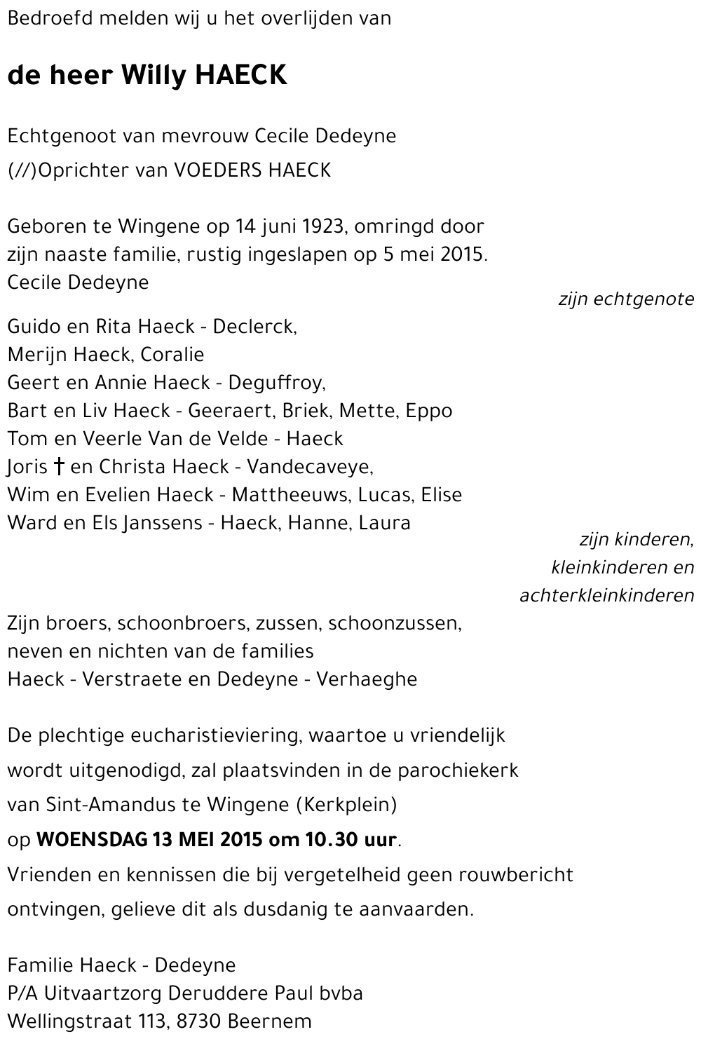 Willy Haeck