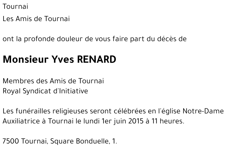 Yves RENARD