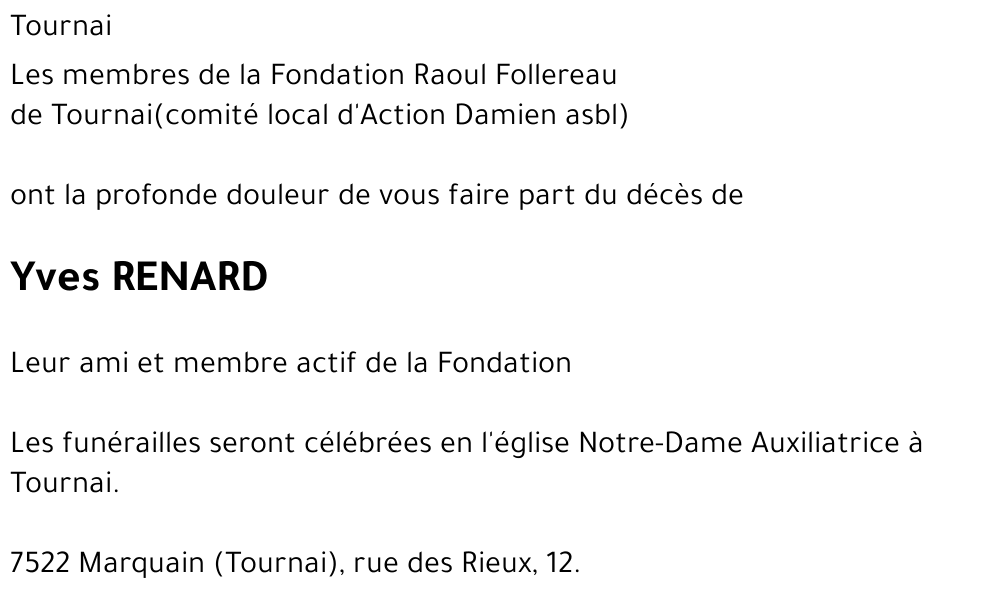 Yves RENARD