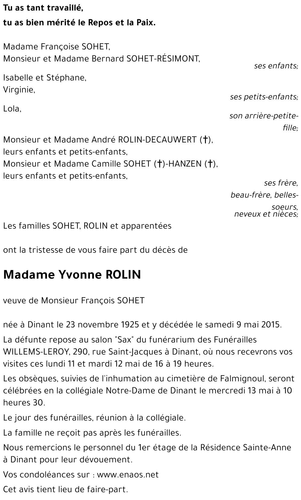 Yvonne ROLIN