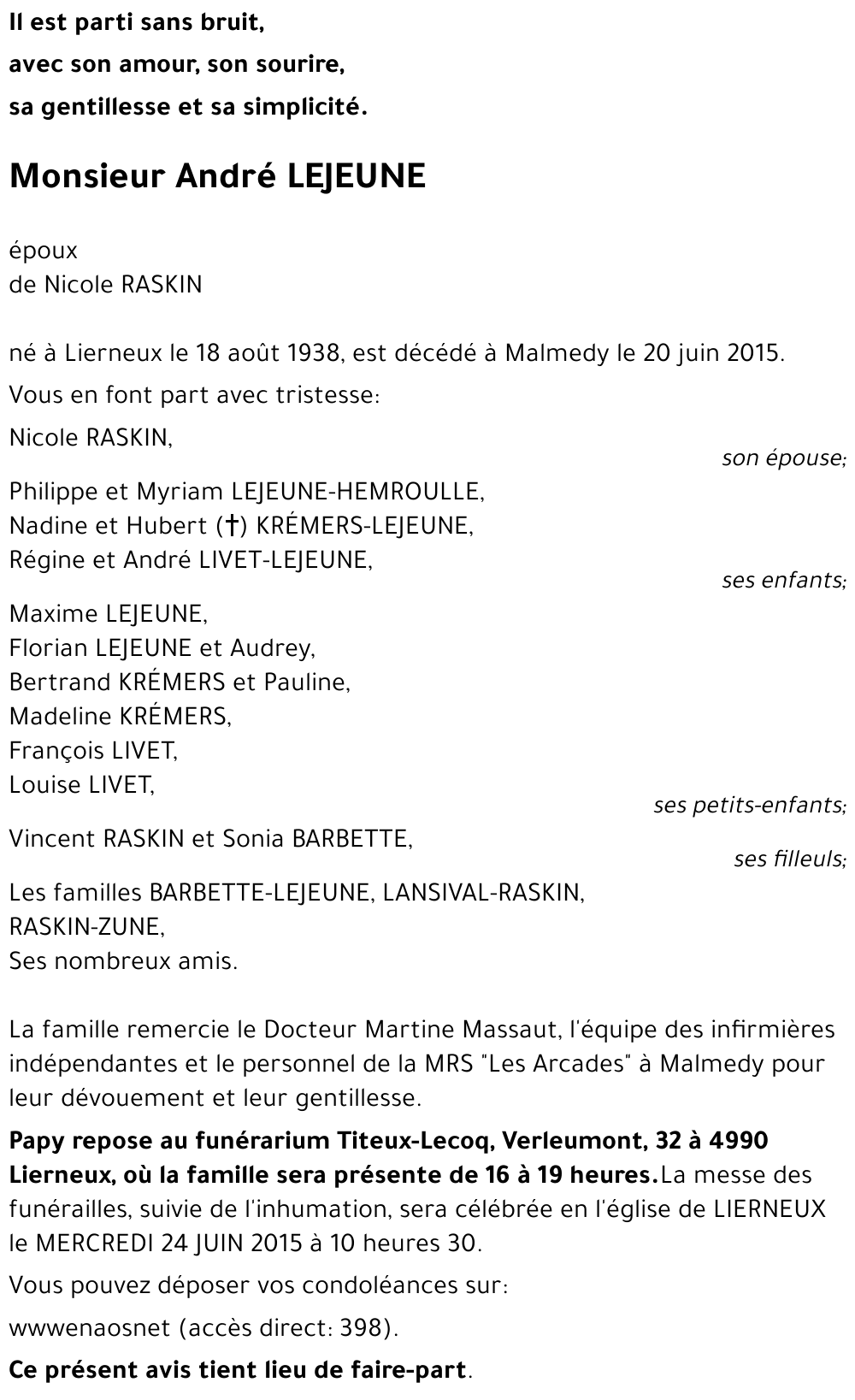 André LEJEUNE
