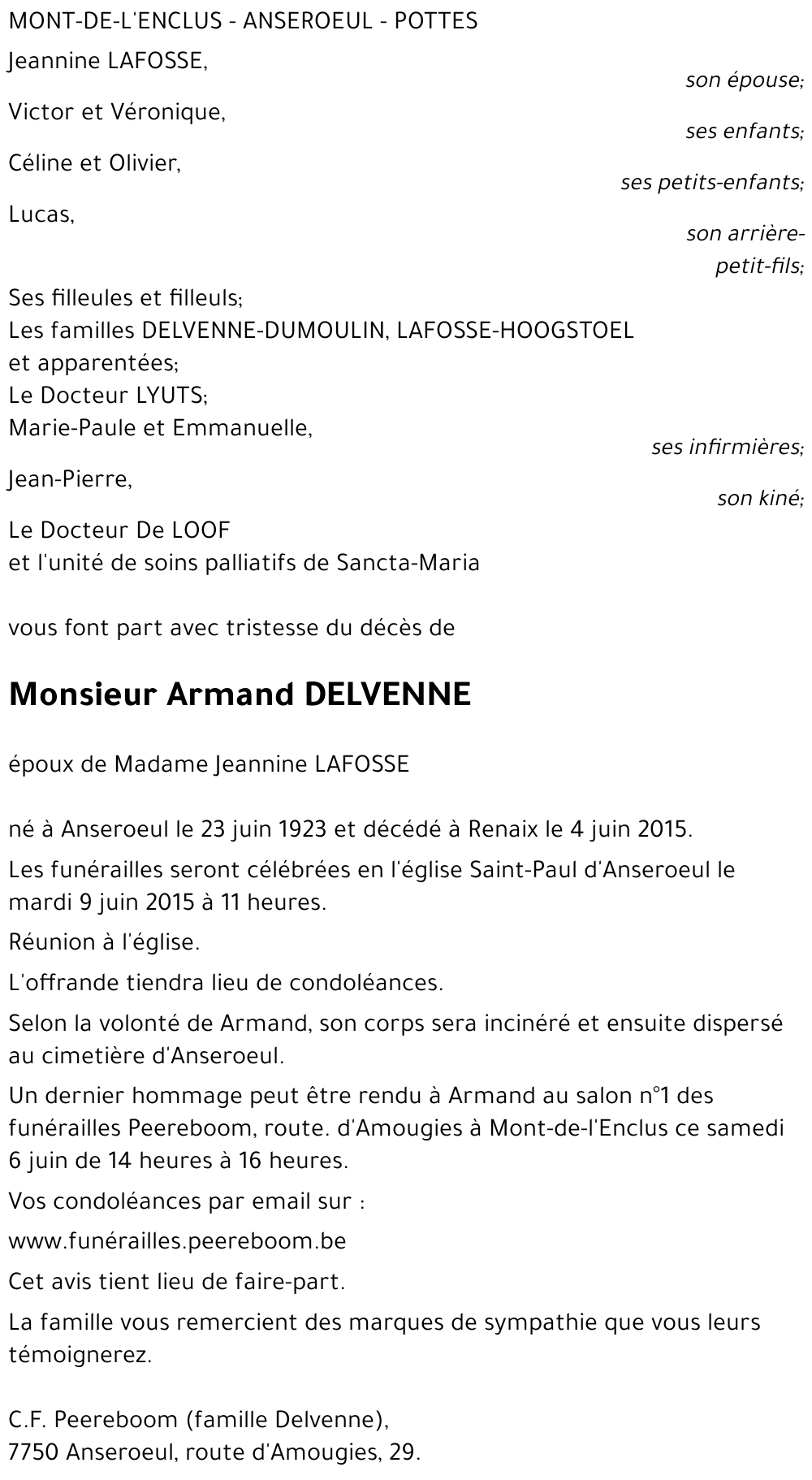 Armand DELVENNE