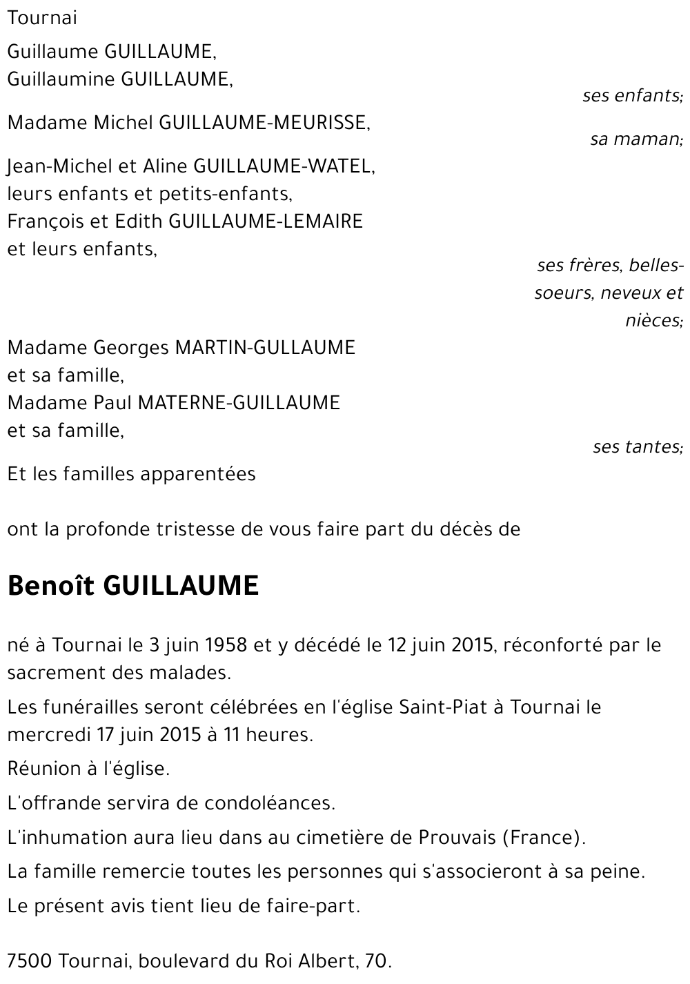 Benoît GUILLAUME
