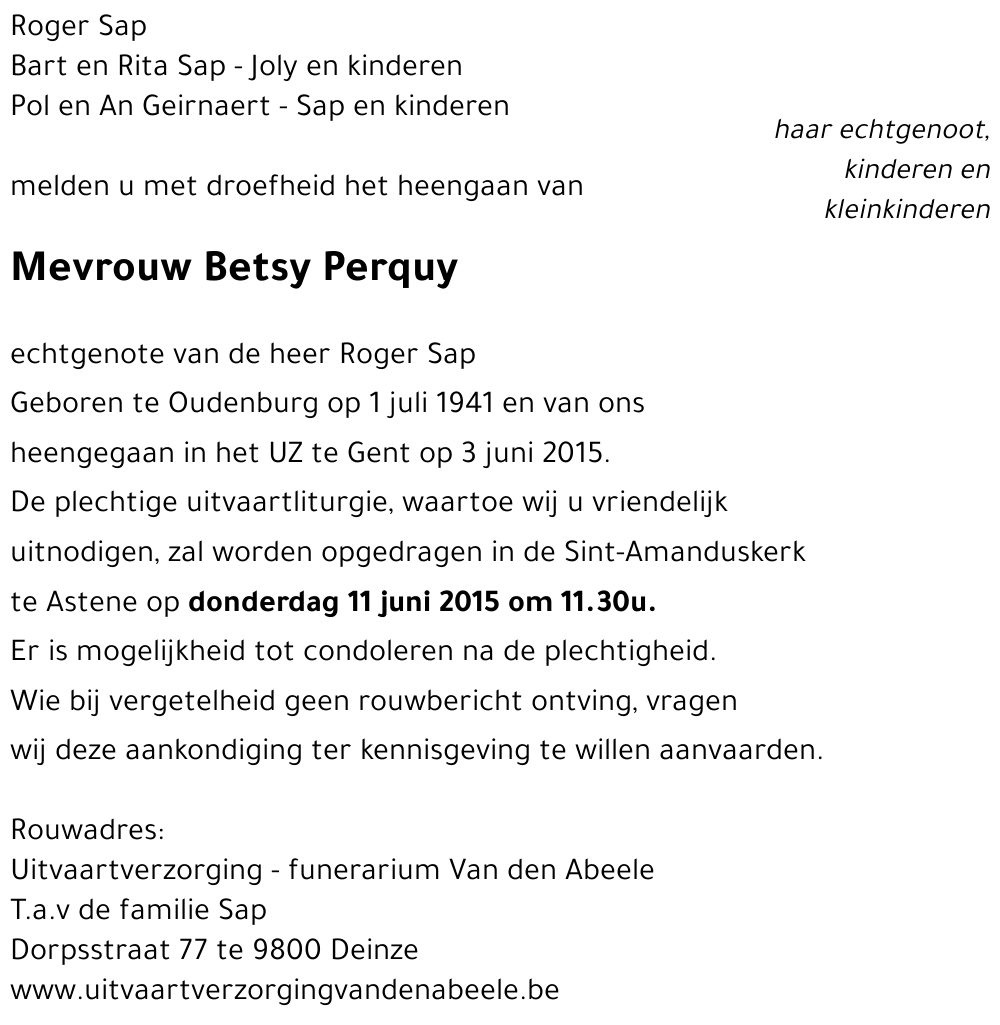 Betsy Perquy