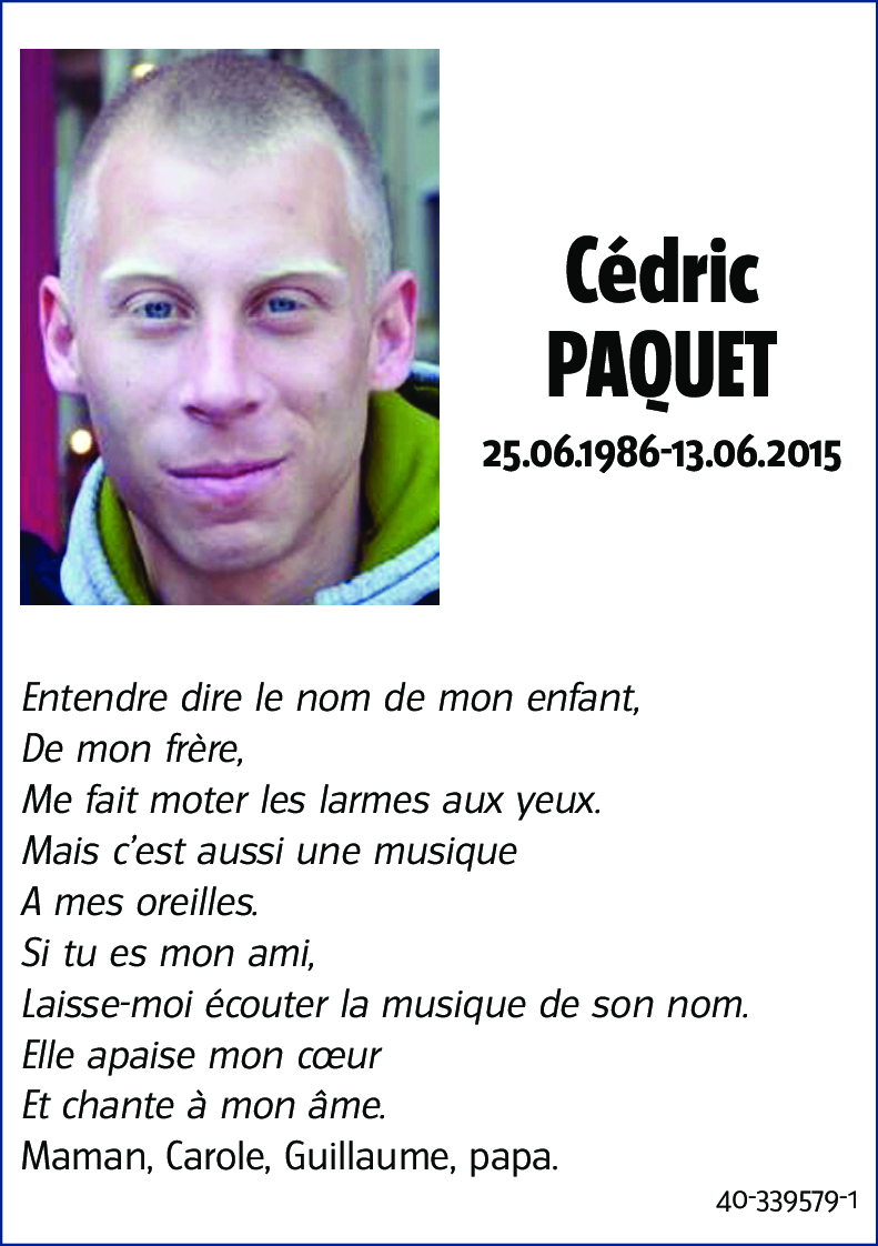 Cédric PAQUET