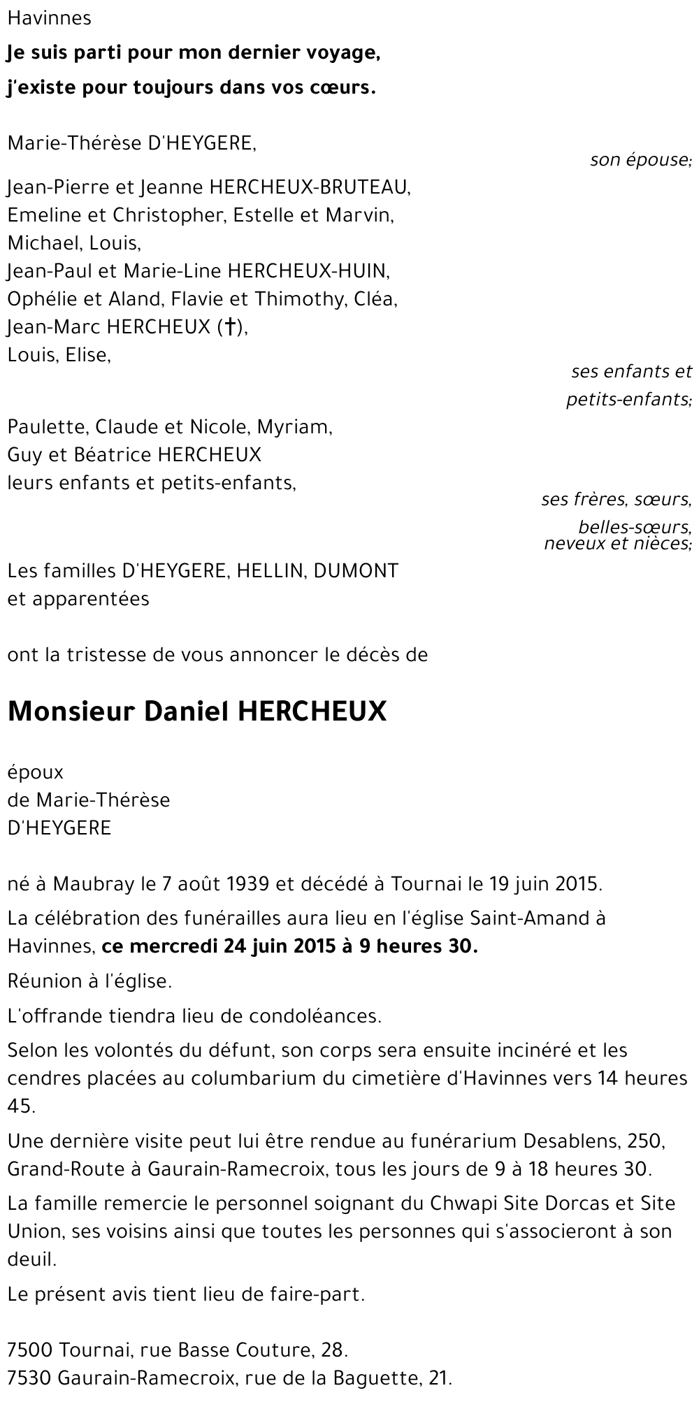 Daniel HERCHEUX
