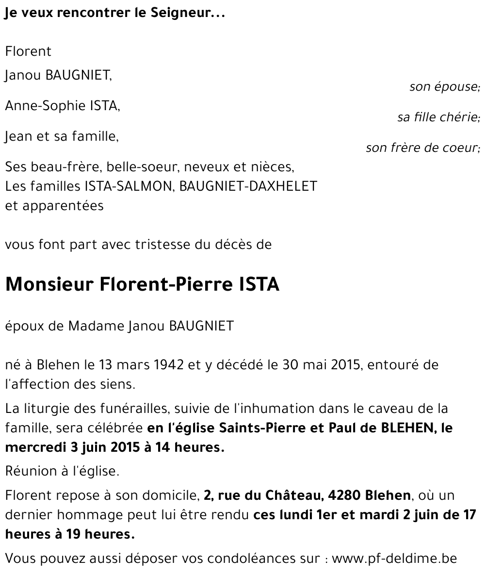 Florent-Pierre ISTA