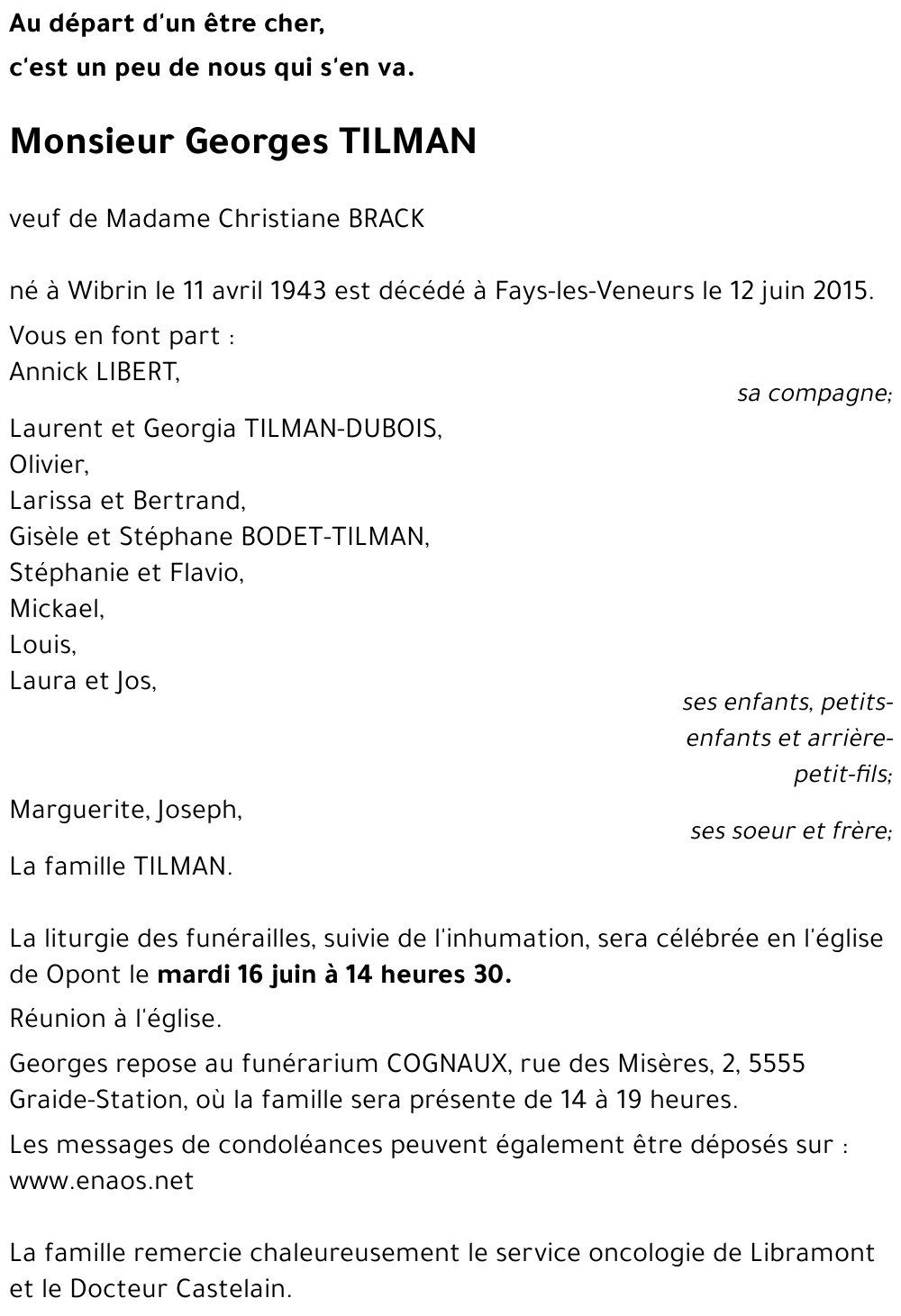 Georges TILMAN