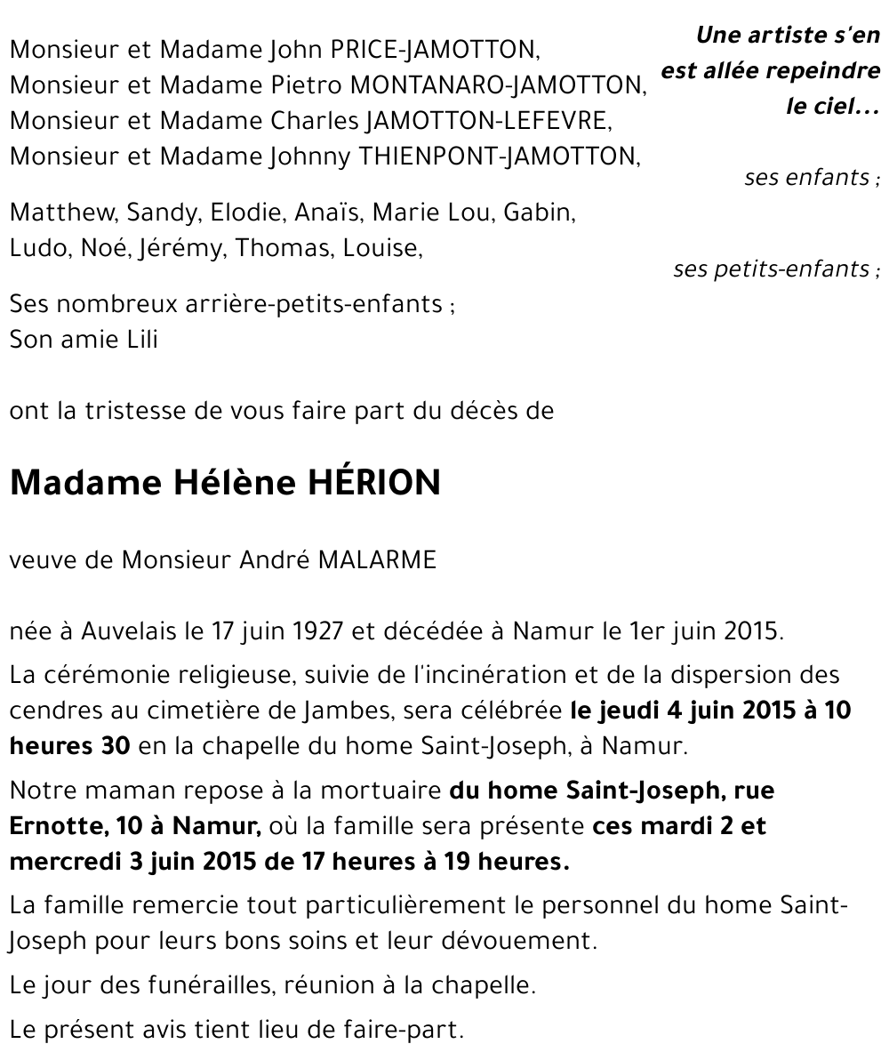 Hélène HÉRION