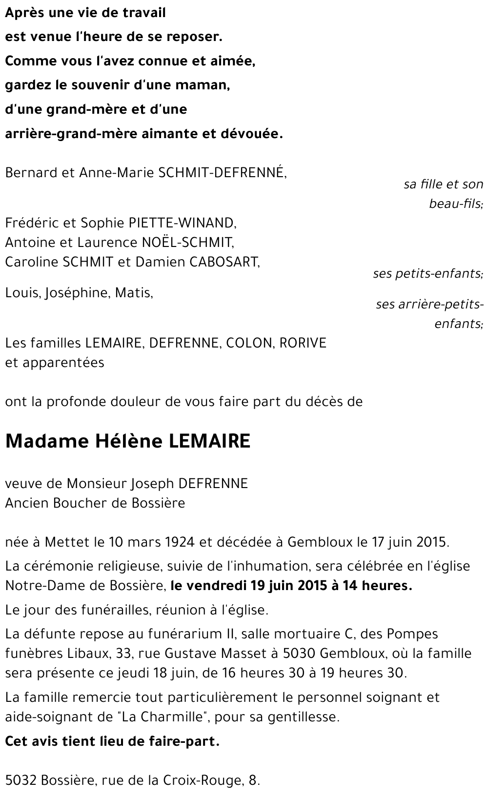 Hélène LEMAIRE