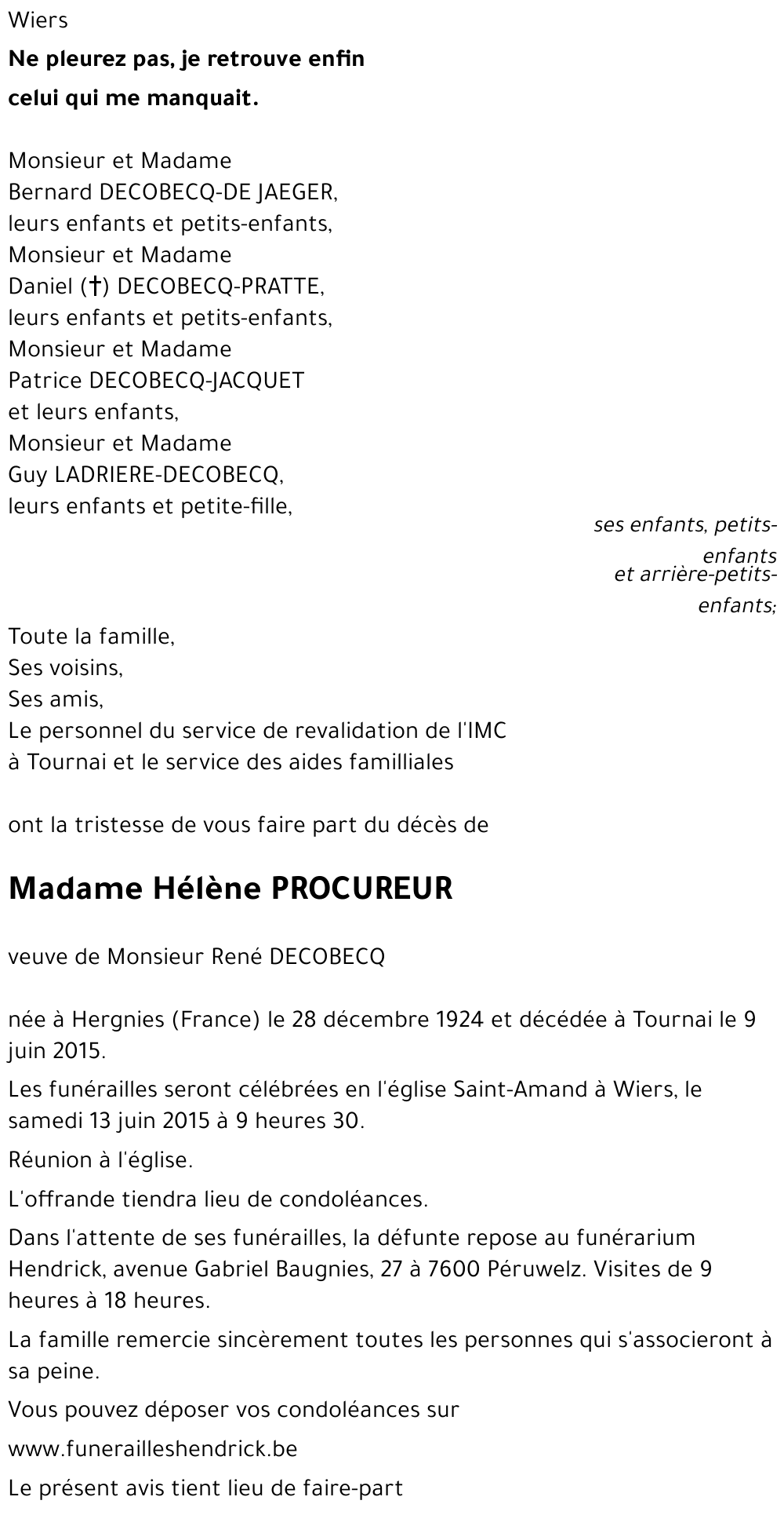 Hélène PROCUREUR